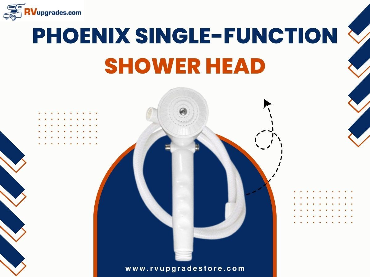 Phoenix Single-Function Shower Head With Trickle Shut-Off - 2.5 GPM